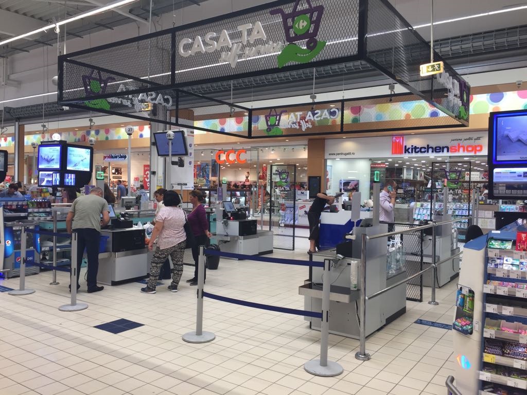 for Coincidence At first Carrefour introduce patru case de marcat tip self check-out in  hipermarketul din Baneasa - ModernBuyer - Revista Specialistilor in  Achizitii