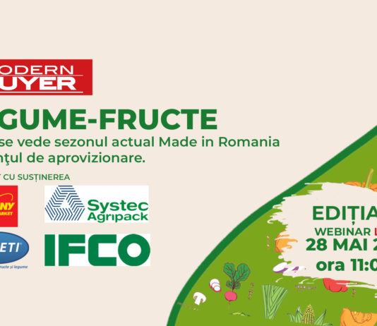 Webinar Legume-Fructe: Sezonul Made in Romania pe lanţul de aprovizionare – ediția a II-a – 28 Mai 2020
