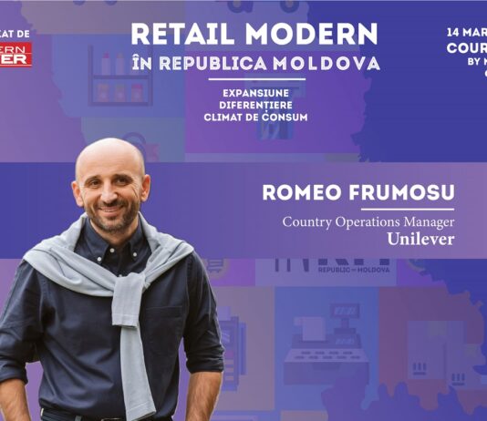 Romeo Frumosu, Country Operations Manager Unilever Moldova, este speaker al conferinței “Retail modern în Republica Moldova”