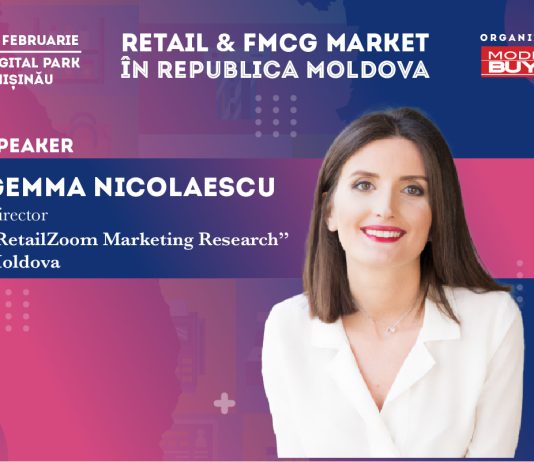 Gemma Nicolaescu, Director RetailZoom Marketing Research Moldova, este speaker al evenimentului „Retail & FMCG Market în Republica Moldova”